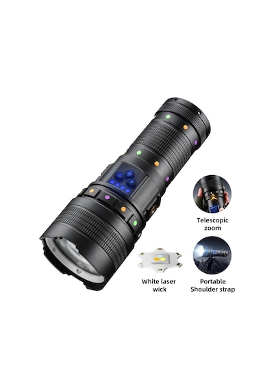 Bedotech Bd-2 30w Tg Led Alüminyum Alaşımlı Zoomlu Type-c Şarjlı El Feneri