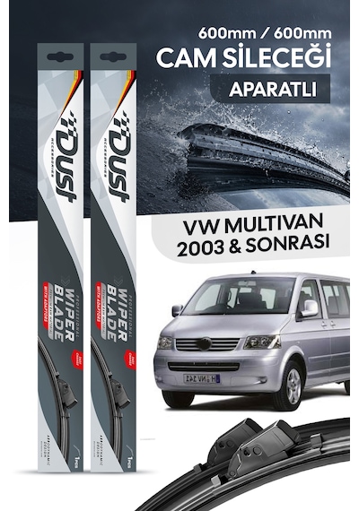 Volkswagen Multivan 2003-sonrası Uyumlu Silecek Takımı 600mm/600mm S16