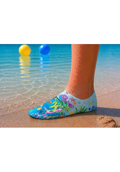 Gripptoes Kaymaz Damla Tabanlı Deniz&havuz Çorabı X1 Çok Renkli