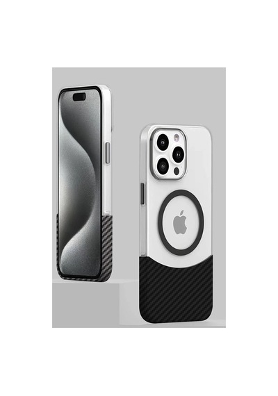 Joko Apple Uyumlu iPhone 16 Pro Carbon Puzzle Magsafe Kapak - Desert 0.2M-Çok Renkli