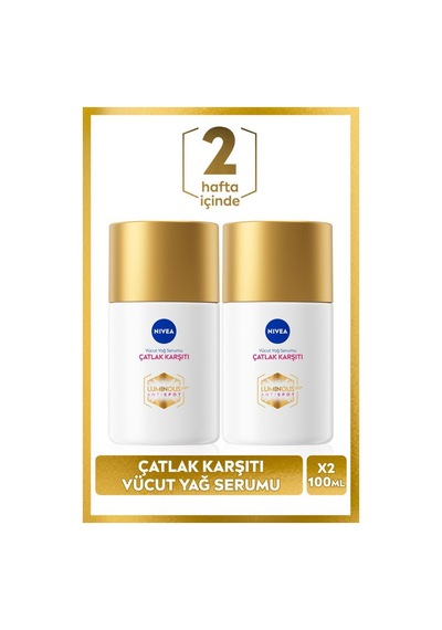 Luminous630 Çatlak Karşıtı Vücut Yağ Serumu 100ml, Hamilelik, Kilo Değişimi Çatlak Giderici, X2 Adet