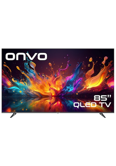 Onvo 85VQ90F3UA 85" 4K Ultra HD 216 Ekran Uydu Alıcılı Google Smart QLED TV