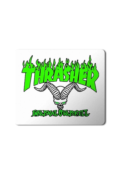 Green Trasher Logo Baskılı Mousepad Mouse Pad