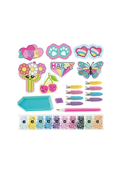 28851 Sun-cnl-hobi Set Style 4ever Dıamond Art Saç Tokası Yapımı Çok Renkli