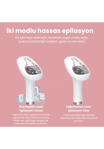 Buz Başlıklı Tüm Vücut İpl Lazer Cihazı 999.999 Atım