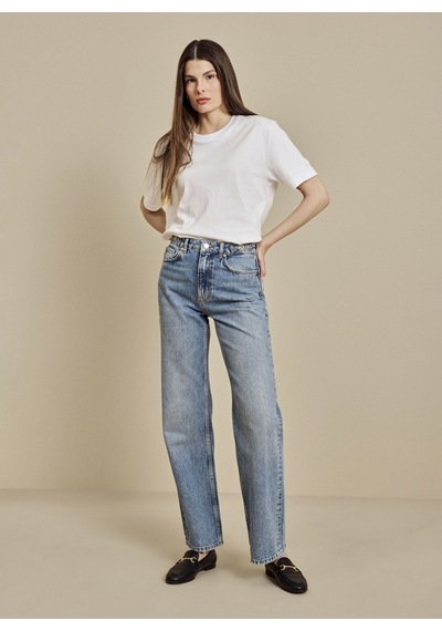 Brooks Brothers Mavi Kadın %100 Pamuk Denim Pantolon Bbss26fdp003