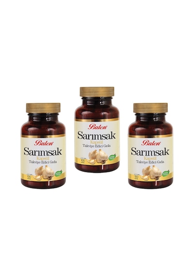 3 Adet Balen Sarımsak Kapsül 300 MG x 100 Kapsül