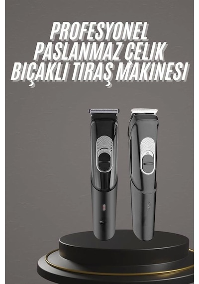 Pro Şarjlı Saç Sakal Tıraş Makinesi Ense Kesme Makinesi Lazer Öncesi Kısaltma