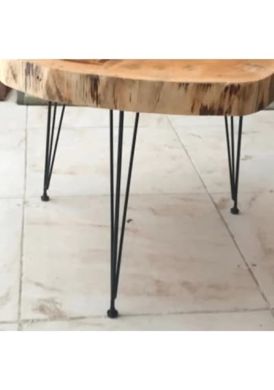 Evnalia Evnalia Metal Firkete Ayak Kütük Masa Orta Sehpa Zigon Ayağı