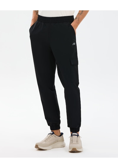 Skechers M Co Micro Cargo Pant Erkek Siyah Eşofman Altı S222080-3817