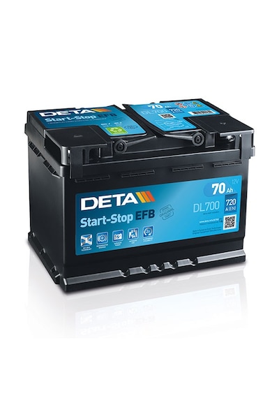 Deta 12v 70 Ah 760a Efb Start-stop Akü