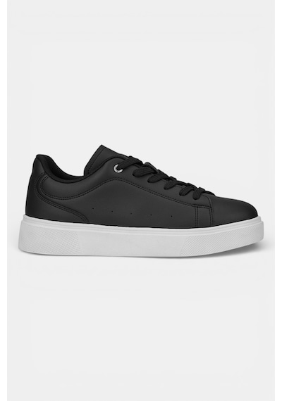 Günlük Erkek Sneaker Ayakkabı-205 Siyah - Beyaz
