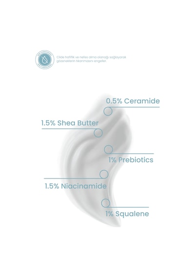 Cosmogenesis Labs Bariyer Güçlendirici Yüz Kremi 50ml - Su Bazlı Nemlendirici Yatıştırıcı Vegan (Prebiyotik - Skualen)