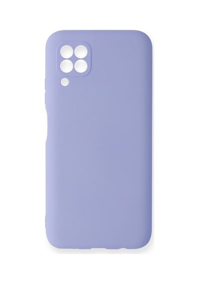 Huawei P40 Lite Uyumlu İçi Kadife Lansman Tasarım Silikon Telefon Kılıfı Lila