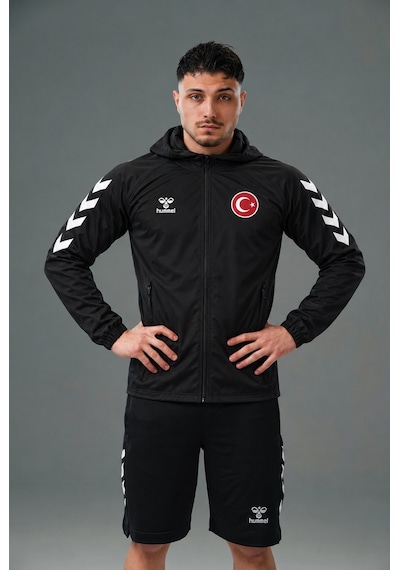 Hummel Armin Milli Takım Yağmurluk Siyah