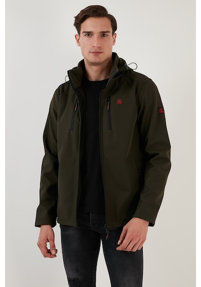 Buratti Suya Ve Rüzgara Dayanıklı Kapüşonlu Softshell Erkek Mont 5855045 Haki Buratti Suya Ve Rüzgara Dayanıklı Kapüşonlu Softshell Erkek Mont 5855045 Haki