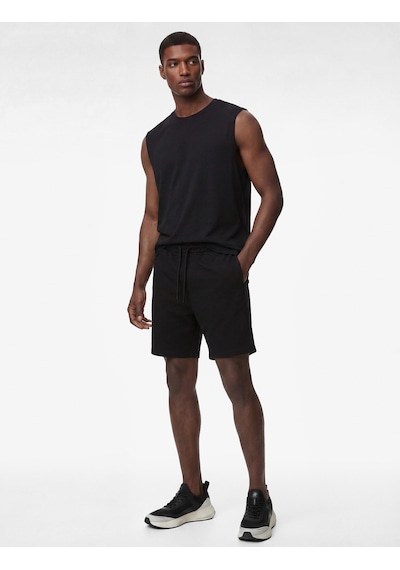 Koton Rahat Kalıp Kolsuz Bisiklet Yaka Basic Spor Atlet Siyah 6sam30013nk
