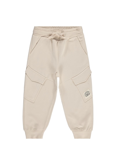 Civil Boys Basic Kargo Cepli 2-5 Yaş Eşofman Altı - Bej Taş Rengi