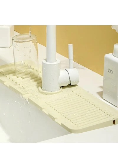 Musluk Lavabo Altı Sızdırmaz Slikon Mat Sarı