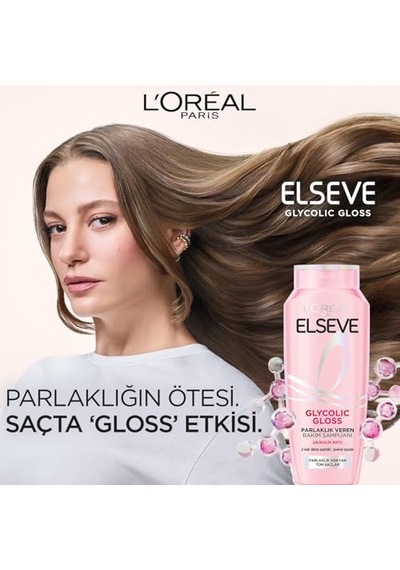 Ayrex Glycolic Gloss Parlaklık Veren Bakım Şampuanı 300ml