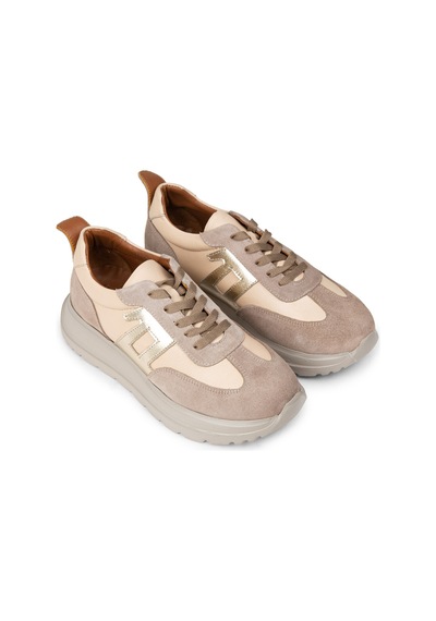 Deery Kadın Hakiki Deri Bej Sneaker Ayakkabı - M0510zbeje01 Bej