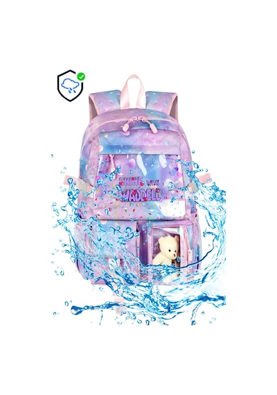 Waddell Kawaii Kore Tarzi Twil Kumas Desenli Sirt Cantasi Beslenme Cantasi Ve Kalemlikli Uclu Se L