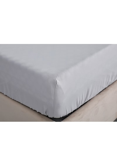 Colourful Fitted Çarşaf Çift King Size - Gri
