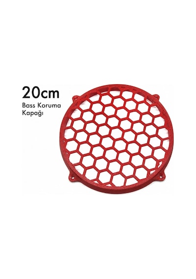 20cm Bass Koruma Kapağı - Subwoofer Koruma Kapağı 20cm - 1 Adet