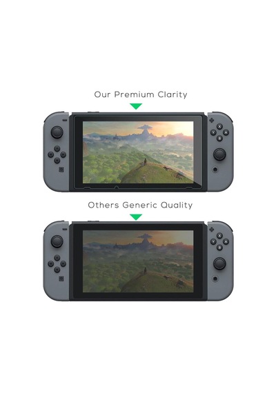 Ekran Koruyucu 2 Paket Nintendo Switch İle Çalışır - Şalter İçin Temperli Cam Ekran Koruyucu Kapak Aksesuarı, 9