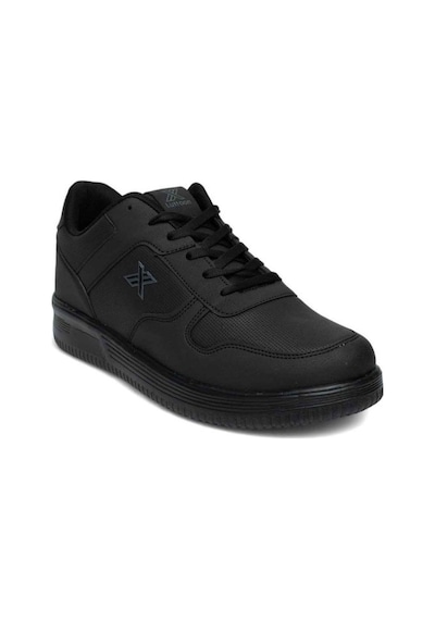 Luttoon 4027-25 Cilt Deri Anatomik Erkek Sneaker Siyah
