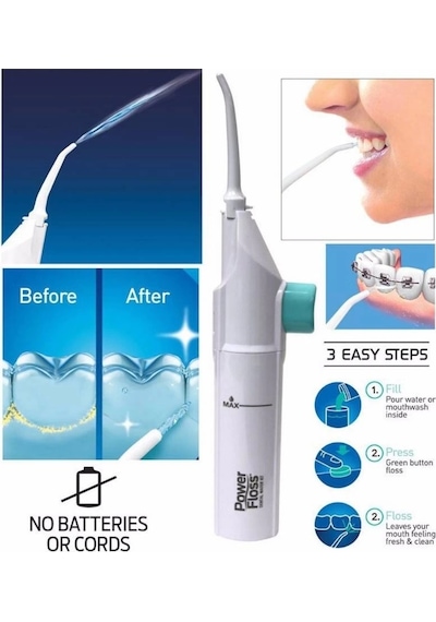 Power Floss Mekanik Diş Ve Ağız Temizleme Aleti