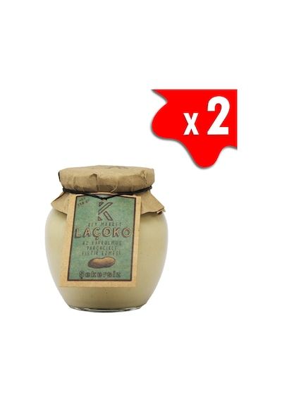Laçoko Doğal Az Kavrulmuş Çiğ Parçacıklı Extra Crunchy Fıstık Ezmesi 2 x 350 G
