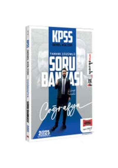 Yargı  Yayınları 2025 KPSS Genel Kültür Tamamı Çözümlü Coğrafya Soru Bankası