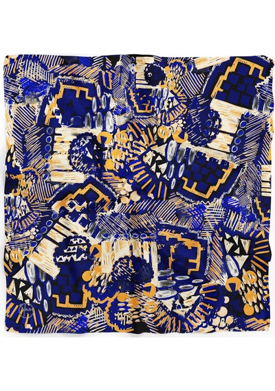 Talısman Blue Desen Bandana/fular Çok Renkli