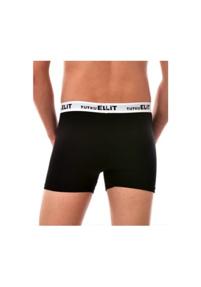Tutku Elit Modal Elastan Spor Boxer Elt-1252 6'lı Paket Siyah