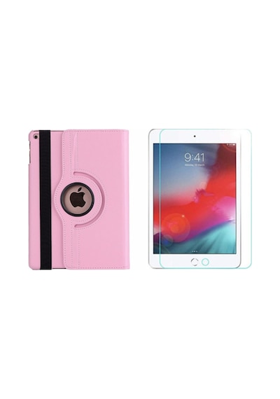 Ipad 9. Nesil Uyumlu 10.2" Inç A2602 A2603 A2604 360 Dönerli Standlı Kılıf Ekran Koruyucu Kapaklı Kılıf