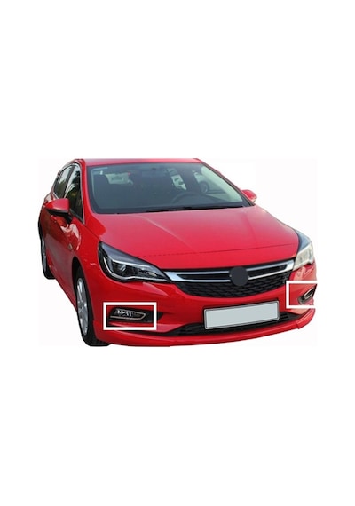 Kolaylispider Opel Astra K Sis Farı Çerçevesi 2 Prç Krom 2015 Ve Sonrası