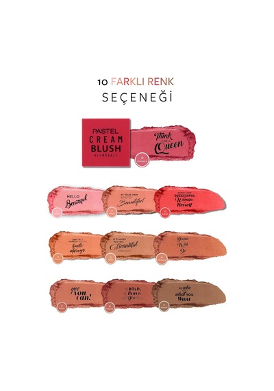 Cream Blush - Krem Allık, 48 Romance, 3.6g Çok Renkli