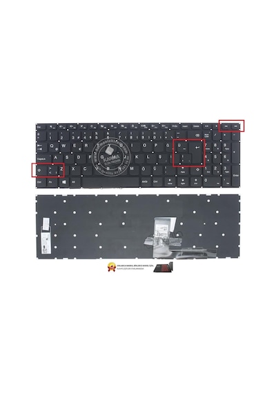 Lenovo Uyumlu Ideapad V110-15Isk, V310-15Abr Klavye (Siyah Tr) Tuş Takım - 549488083