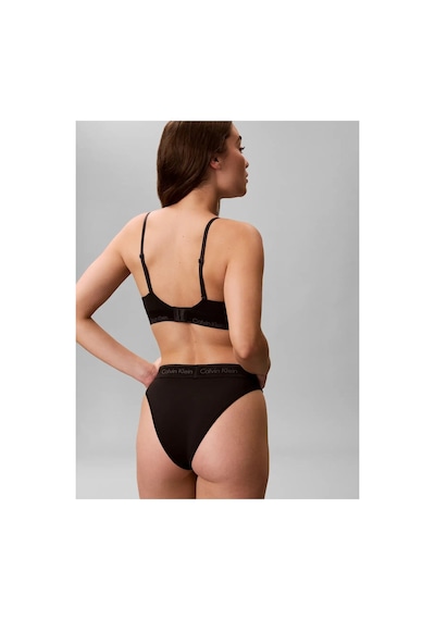 Calvin Klein Lıghtly Lıned Trıang Siyah Hafif Astarlı Üçgen Bralet-16276