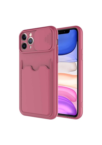 Apple Uyumlu iPhone 11 Pro Max Uyumlu Kartix Kılıf-koyu Mor Koyu Mor -