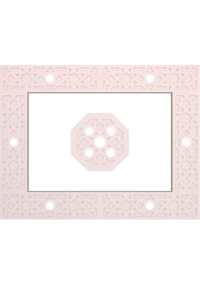 Motifpiyer Motifli Tavan Göbegi Led Spotlu Tmg -14-D-150Cmx200Cm