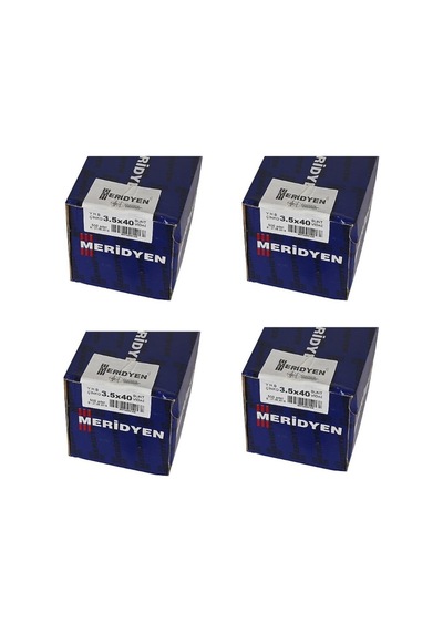 Meridyen Sunta Vidası 3.5x40 2000 Adet 4 Paket