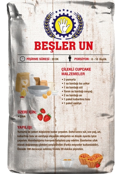 Beşler Pastalık Böreklik Buğday Unu 2 KG