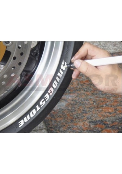Lastik Yazı Kalemi Pvc Boya Beyaz - Su Geçirmez. Taze Ürün. Taze
