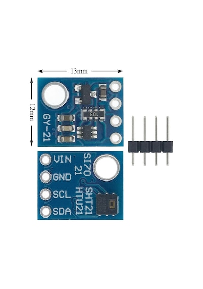 Htu21 5v Sıcaklık Ve Nem Sensör Modülü Iıc I2c Yüksek Hassasiyet Iıc Dijital Nem Sensörü Klima