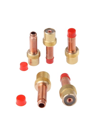Tr 5'li Paket Gaz Lensi Pens Gövdeleri 45v26 3/32 İnç Tıg Kaynak Torcu 17, 18 Ve 26 Serisi İçin