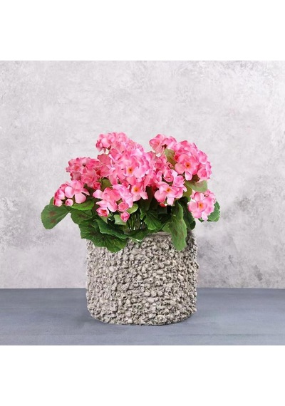 Yapay Çiçek Sardunya Demeti 40 25cm 1.kalite Pembe Balkon Çiçeği
