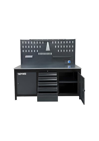 Takpower Ttr4411 2 Metre Takım Tezgahı 5 Çekmeceli 2 Dolaplı