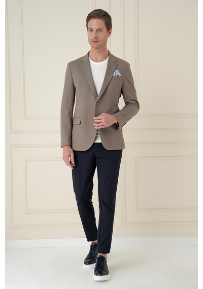 Efor C 691 Slim Fit Bej Spor Ceket Bej